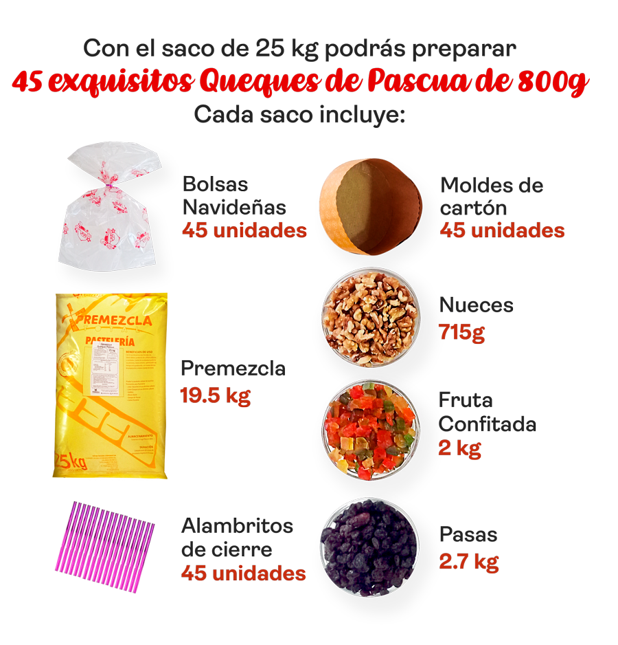 MEZCLA LISTA QUEQUE PASCUA - Imagen 3